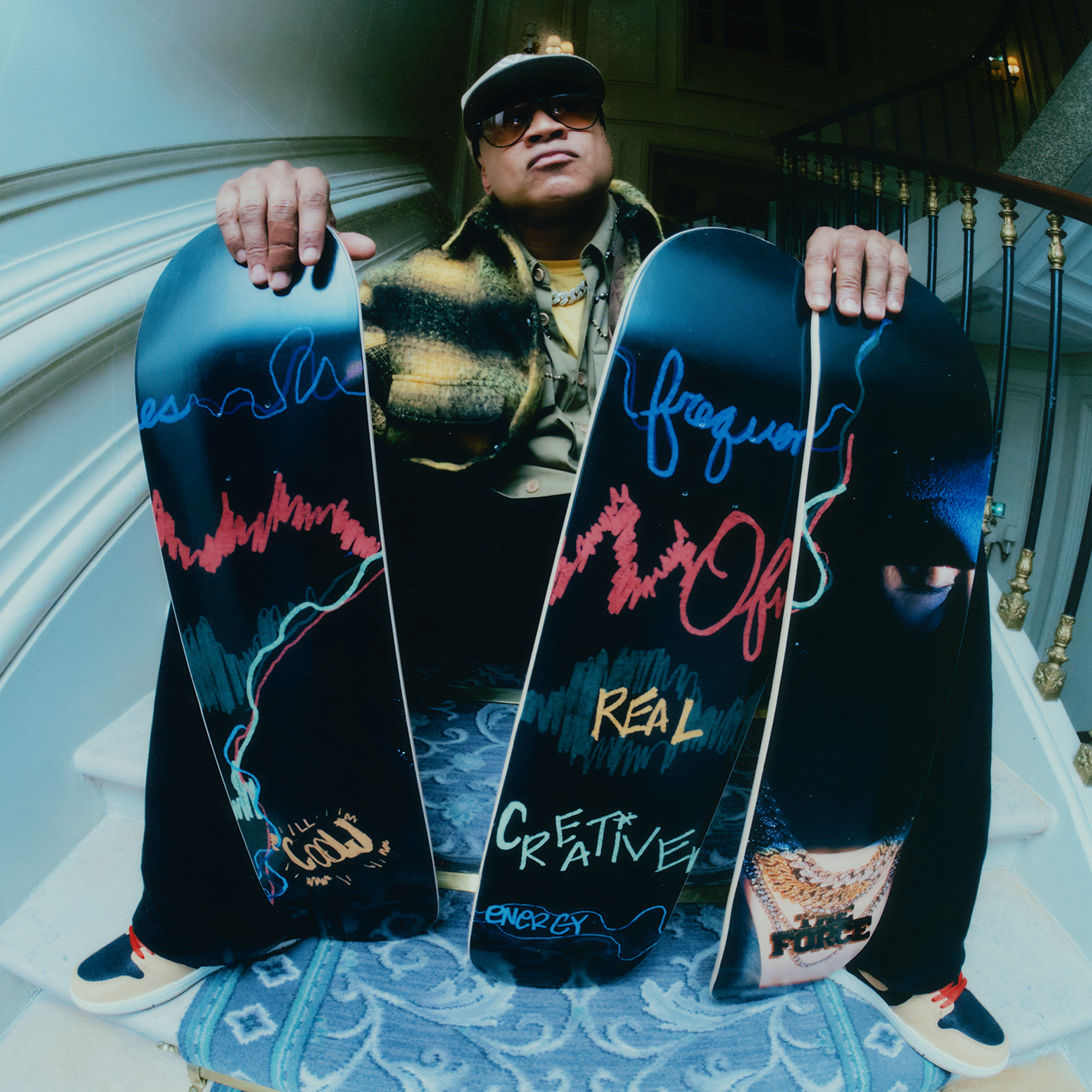 LL COOL J - THE FORCE SOLO SKATE DECK (W/ SIGNED CERTIFICATE OF AUTHENTICITY)